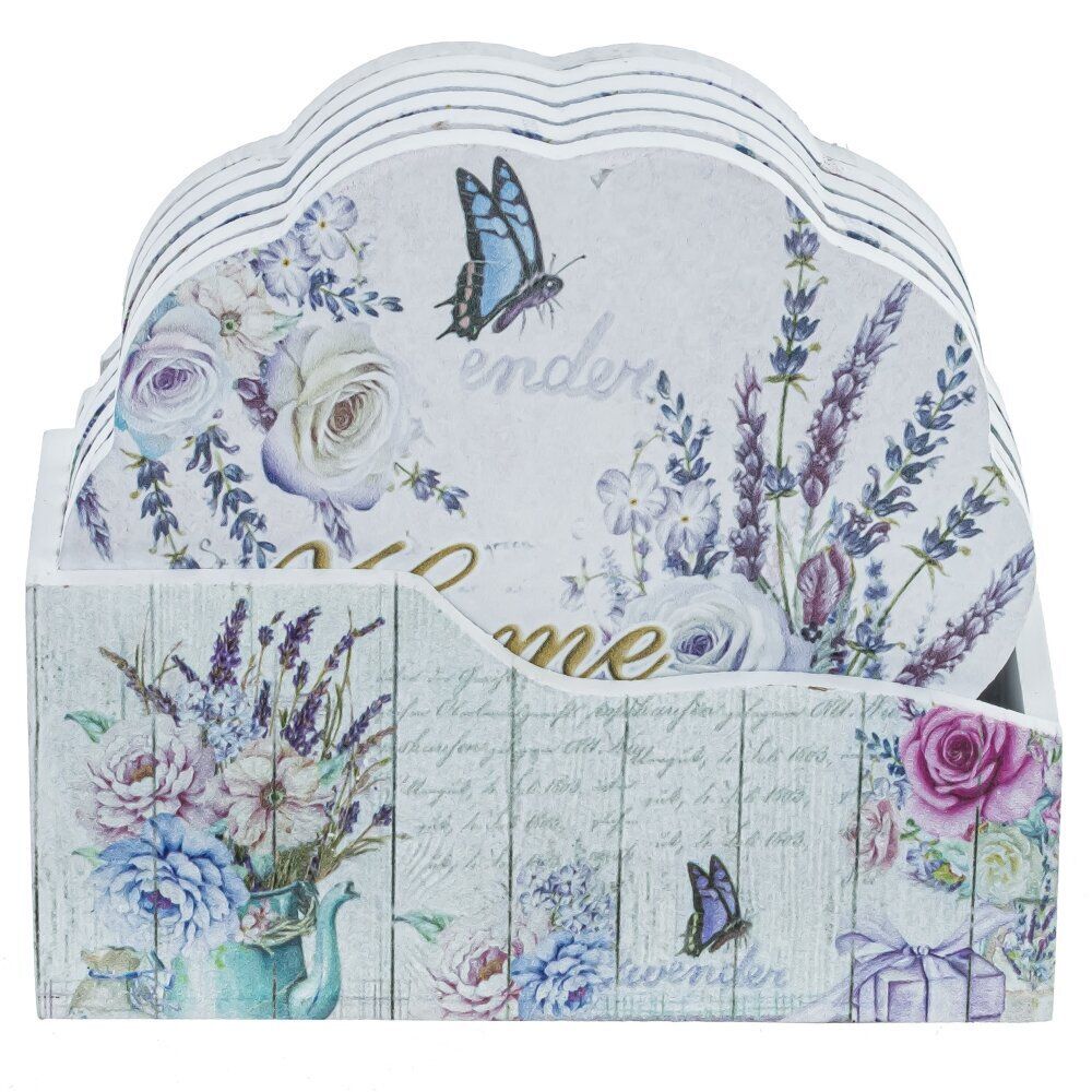 GAEM Набор из 6-ти подставок под кружку на подставке, L11 W4 H10 см