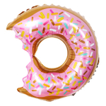 Шар Фольгированный Пончик надкусанный (Розовый)