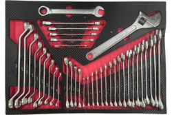 Набор ложементов GWA-329R с инструментом, 329 предмета, 4 ложемента, 550x390x30мм, Great Wolf