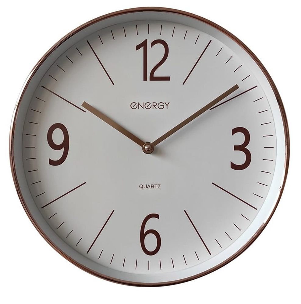 Часы настенные ENERGY EC-158 кварцевые, круглые,