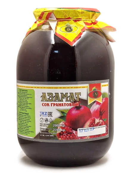 Сок Гранатовый 2л. Азамат