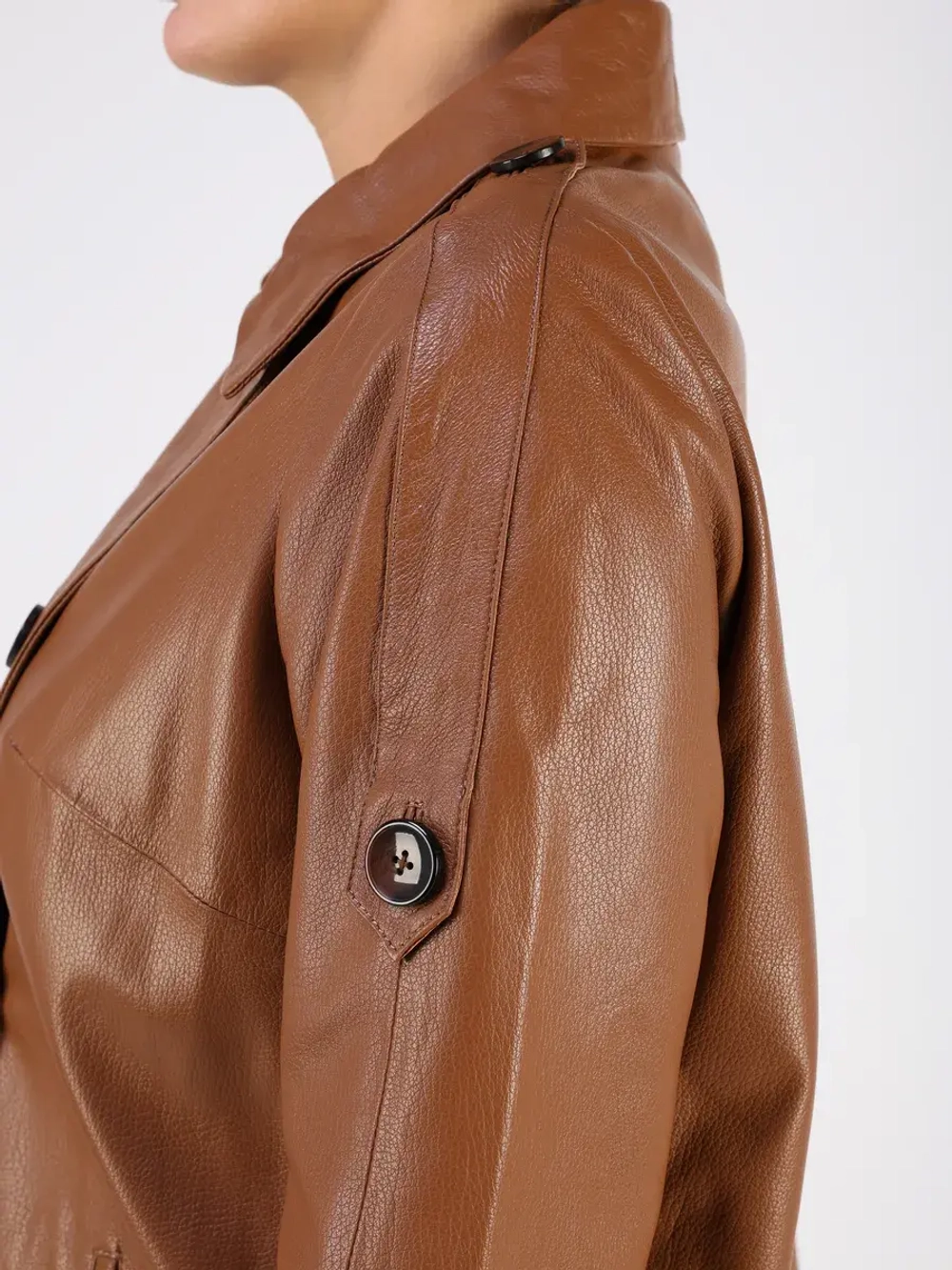 Кожаная куртка демисезонная из натуральной кожи