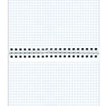 Блокнот БОЛЬШОЙ ФОРМАТ (200х290 мм) А4, 80 л., гребень, картон, жесткая подложка, клетка, ОФИСМАГ, красный, 129864