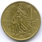 50 евроцентов 1999 год. Франция. Регулярный выпуск. Тип 1. Нордик XF