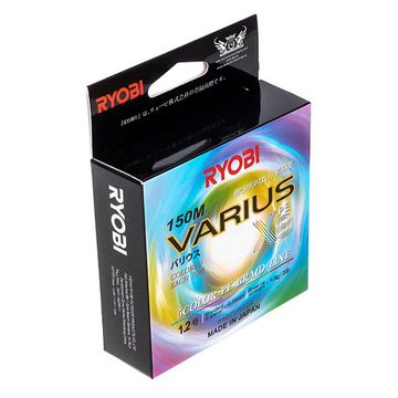 Шнур VARIUS PE8X-150MI 1.2# Multi Colour 0,185мм Ryobi