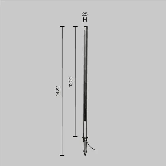 Ландшафтный светильник Опора / Pole 3000K 18Вт IP 65 Outdoor o440fl-l18gf3k