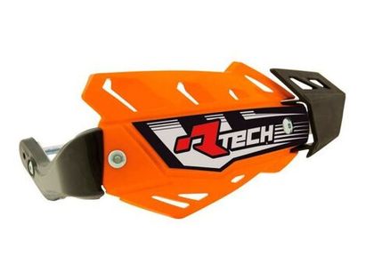 Защита рук FLX ATV RTech оранжевая с крепежом R-KITPMATVARF