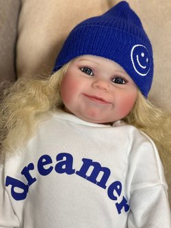 Кукла Реборн мягконабивная 60см в пакете (FA-618)