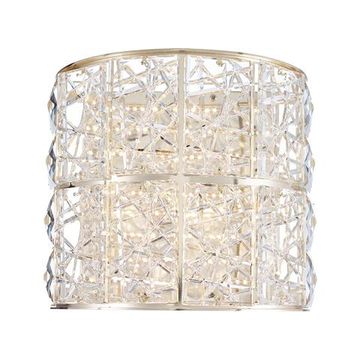 5071/32WL HALL ODL24 595 золото/прозрачный/металл/хрусталь/стекло Бра LED 15W 3700K VERSION