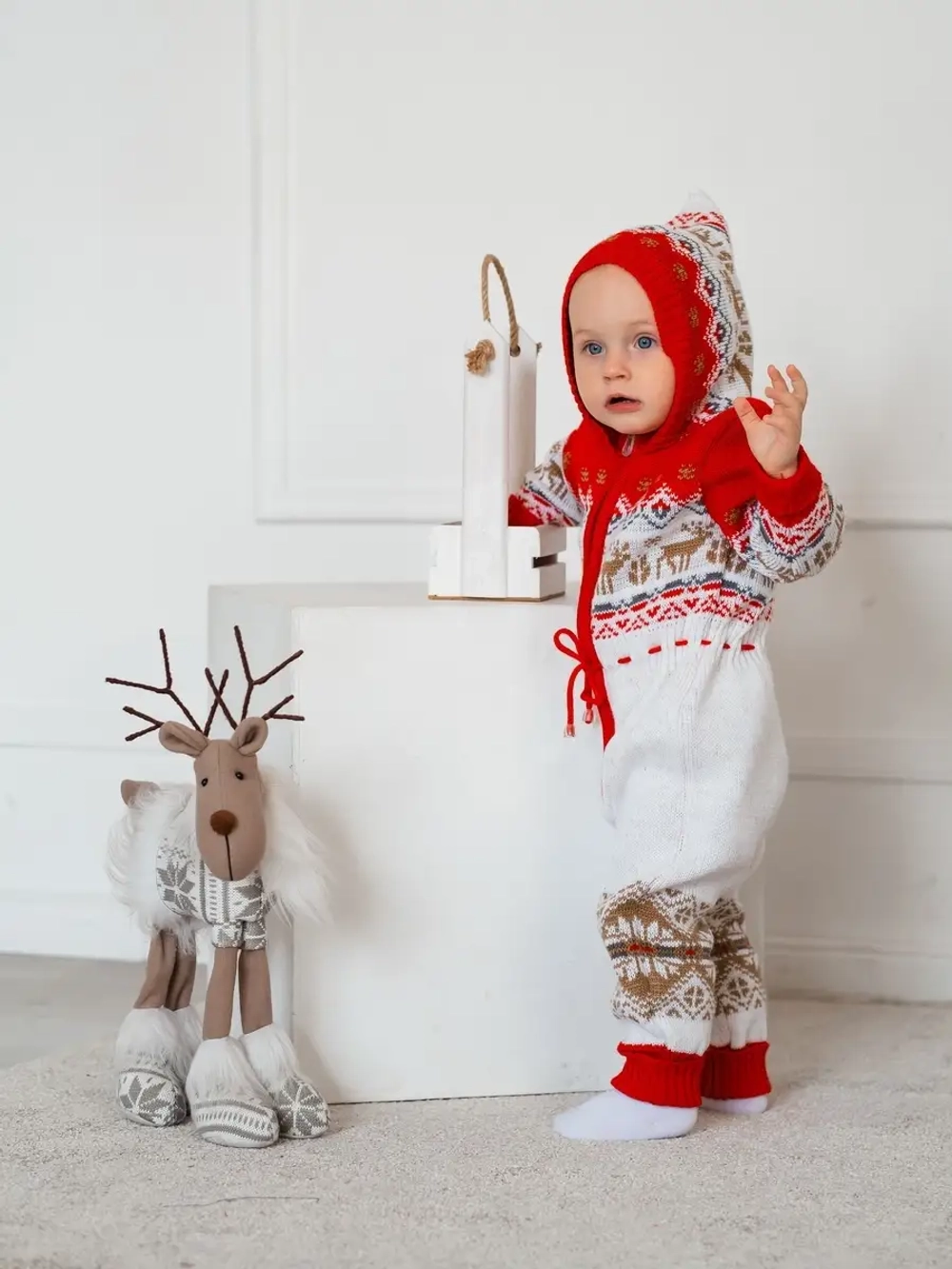 Комбинезон вязаный