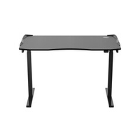 Стол для компьютера (для геймеров) с электроприводом и RGB-подсветкой FoxGear FG-IE-47B (ширина 120 см)