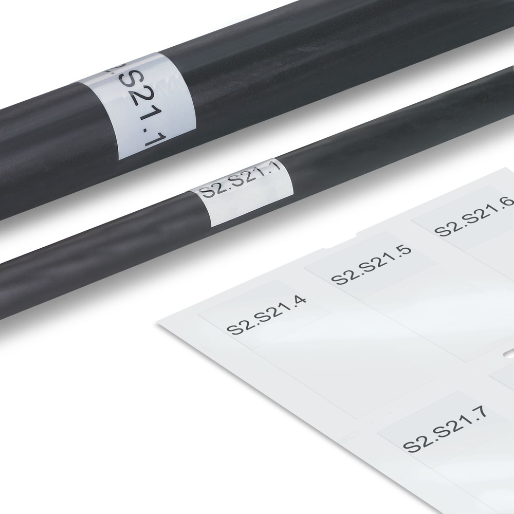 0830690 - WML 5 (25X10)A4 YE - Этикетка-маркер для кабелей