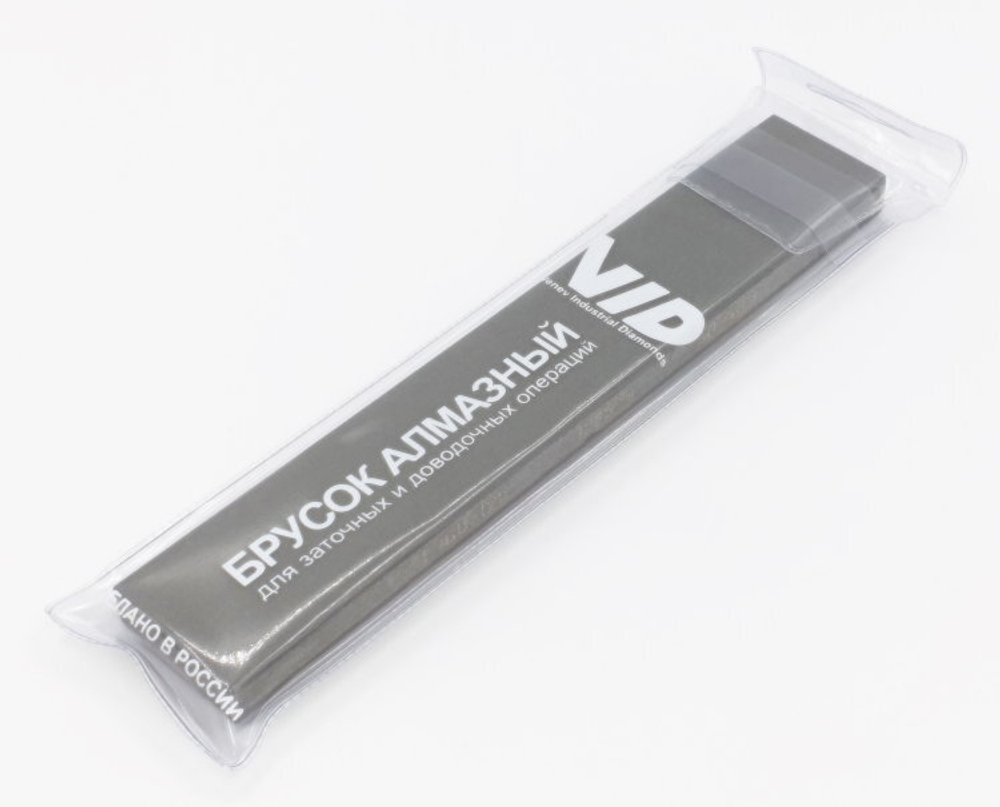 Алмазный 2-х сторонний брусок VID 100/80-50/40 (120-280grit) С25% (200х35х10х1х1)