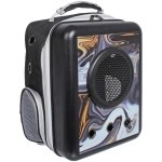 Рюкзак - переноска для животных «СТИЛЬНЫЙ БРО», цвет черный, 32*17*42/до13кг (Пакет и Лейбл)