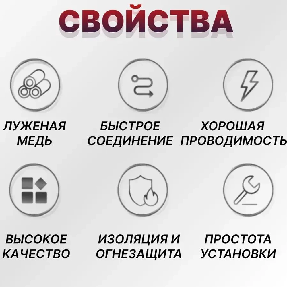 Наконечники для проводов обжимные для кримпера НШВИ 1200шт