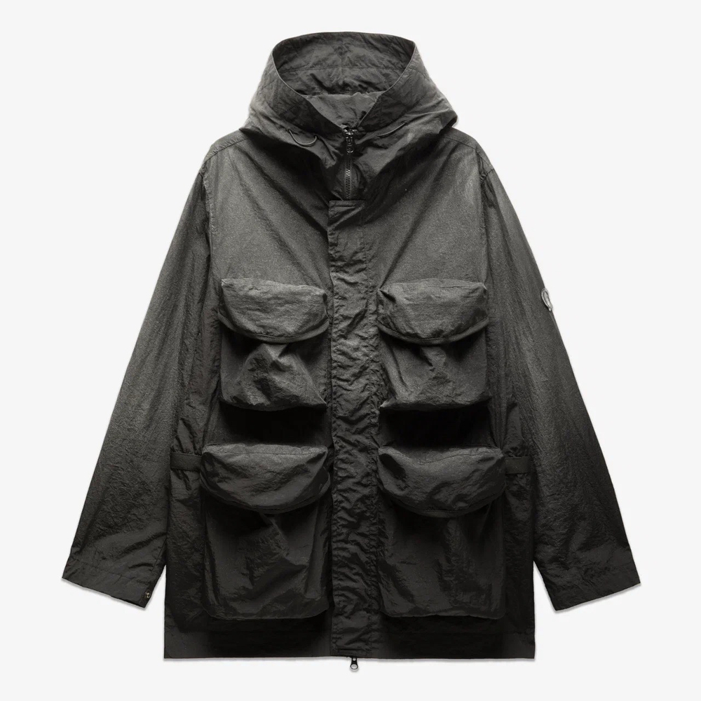 M65PRK_JCKT Sprayed Reflective Black