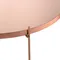 Журнальный столик Josen, Ø85 см, розовый/медный