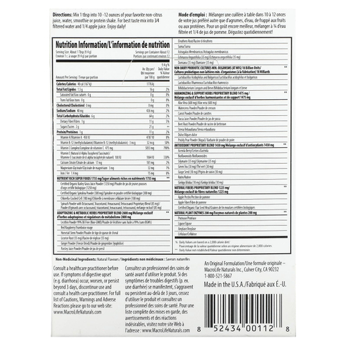 Macrolife Naturals, Macro Greens®, суперфуды, 12 пакетиков по 9,4 г (0,3 унции)