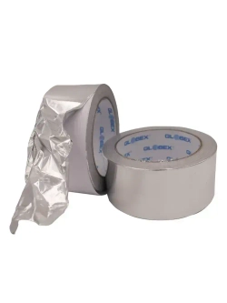 Алюминиевый скотч фольгированный, термостойкий 48мм*25м