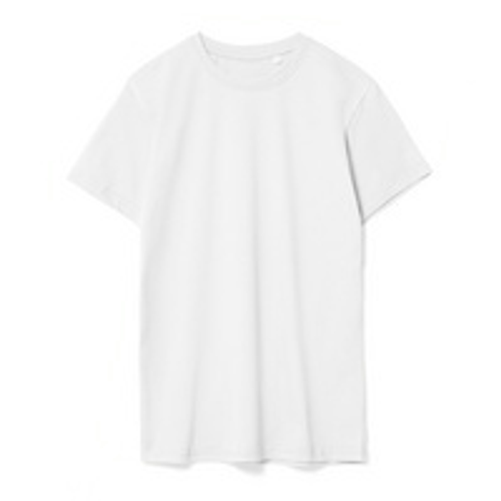 Футболка унисекс T-Bolka 160, белая (теплый оттенок)