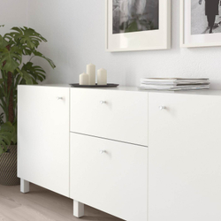 IKEA GUBBARP  (ИКЕА ГУББАРП)  -  Ручка, белая, 21 мм