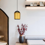 358515 OVER NT21 386 золото Светильник накладной светодиодный, провод 2м IP20 LED 4000K 15W 220V KAMP