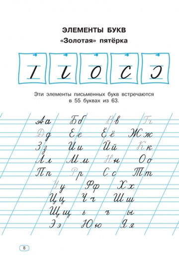 Тренажер по чистописанию. Добукварный и букварный период. 1 класс
