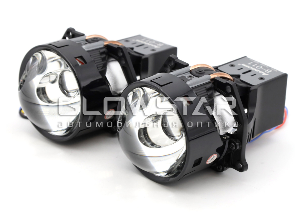 Билед модули Aozoom B-011 Laser 3.0 дюйма, 4 чипа, 5500K, 12V, 54W/81W, крепление 3R (комплект, 2шт)