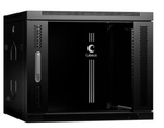 Шкаф настенный 19", 9U Cabeus SH-05F-9U60/60-BK