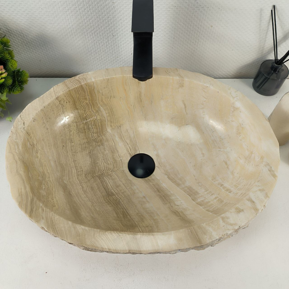Раковина из оникса Erozy White EO-64363 56*43*15 0168
