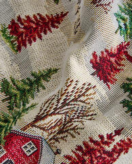 ZARA HOME СЕРВИРОВОЧНАЯ САЛФЕТКА С ТКАНЫМ УЗОРОМ, КРАСНЫЙ