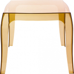 Столик пластиковый журнальный Siesta Contract Queen, янтарный