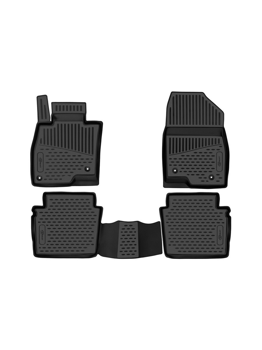 Коврики в салон для MAZDA 6, 2018- , 4шт. (Повышенная устойчивость, повышенная износостойкость) FORMAT.01905210K