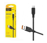 Кабель USB - TypeC DENMEN D01T (черный) 1м