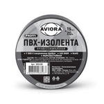 Изолента профессиональная на основе ПВХ 19ммх20м черная AVIORA 305-030