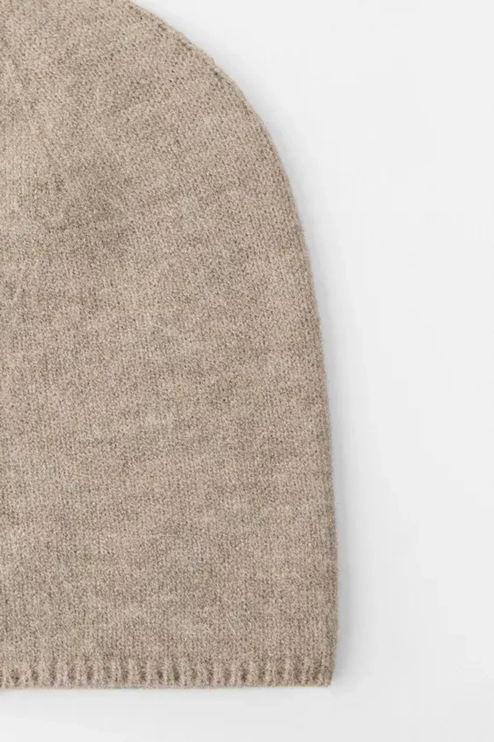 ZARA ШАПКА БИНИ ИЗ ТОНКОГО ТРИКОТАЖА, РЫЖЕВАТО-КОРИЧНЕВЫЙ