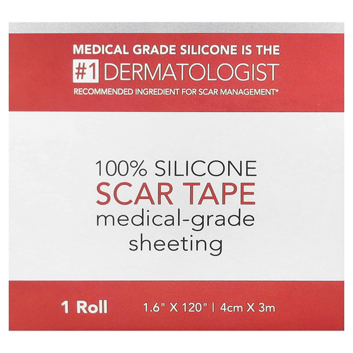 HealFast, 100% силиконовый тейп от шрамов, 1 рулон
