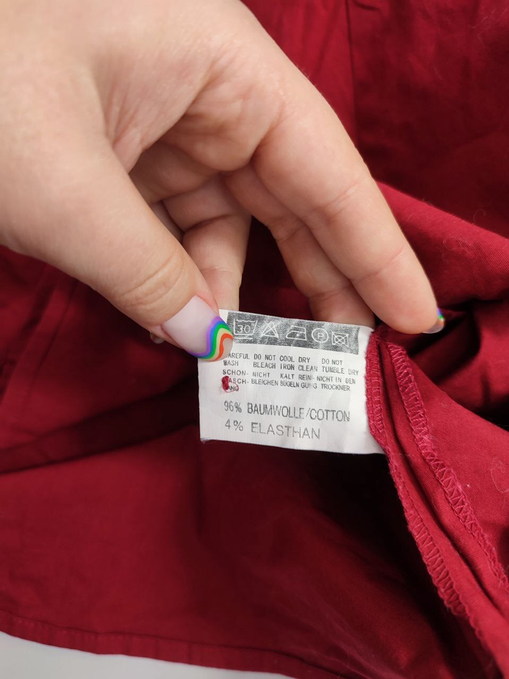 Рубашка Street One красная 42 размер