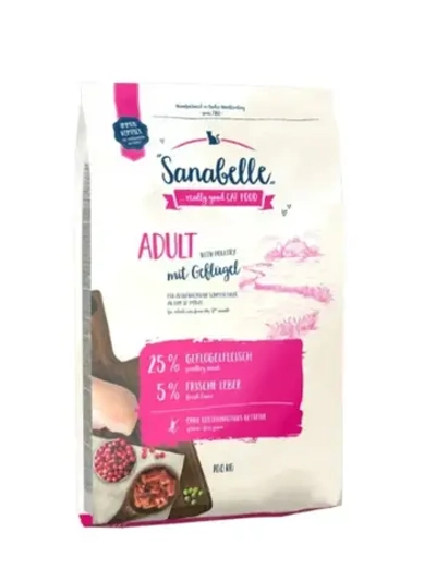 Сухой корм Sanabelle Adult (Санабель Эдалт) для кошек Птица 10 кг
