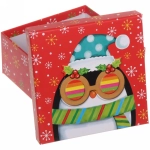 Коробка подарочная «Крутой пингвин» 15.5*15.5*7.5 см