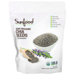 Sunfood, Необработанные органические семена чиа, 454 г (1 фунт)