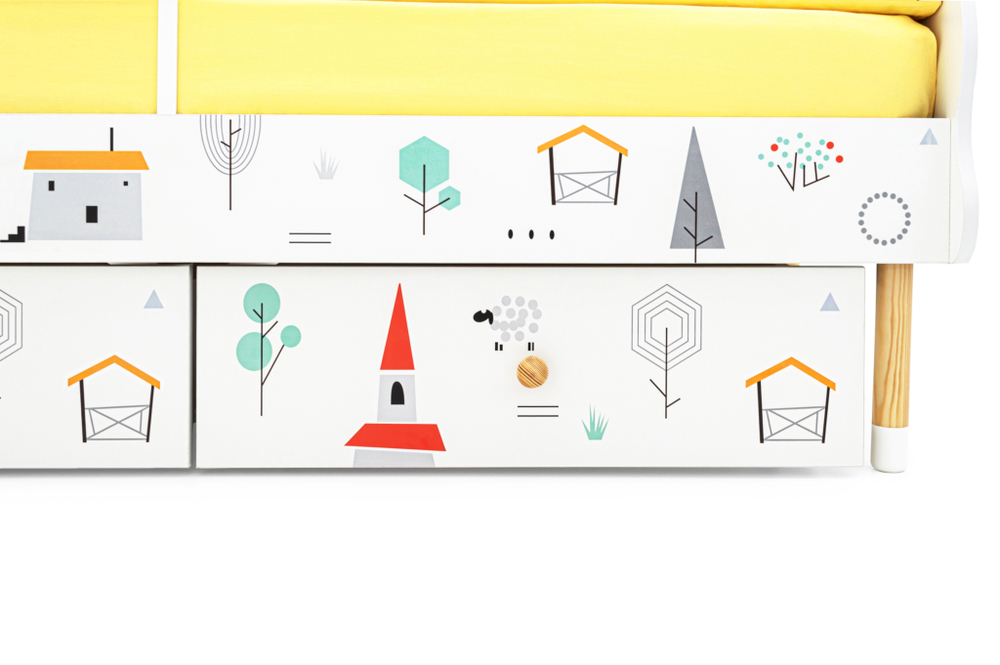 Детская кровать Бельмарко Stumpa Облако Шале