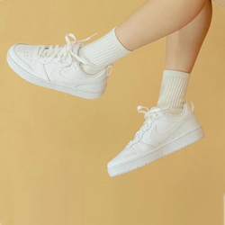 Женские кроссовки Nike Court Borough Low 2 'Triple White' BQ5448-100