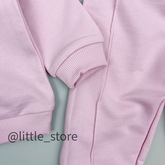 Комплект из футера "One love" Лавандовый