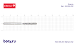 EDENTA 882.314.012 Алмазный бор 882 FG, d 1,2 мм, зернистость стандартная, форма цилиндр