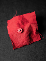 Хлопковые пуговицы 11mm – classic red