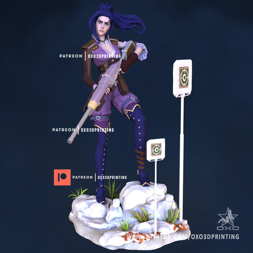 Кейтлин Caitlyn League of Legends Лига Легенд lol Коллекционная Фигурка Аниме