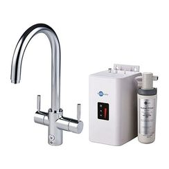 Смеситель InSinkErator J хром + бак с фильтром и кипячением