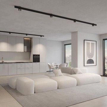 359517 SHINO NT24 146 черный Трековый низковольт. св-к диммир. со сменой цв.температуры, пульт ДУ/Tuya Smart Life IP20 LED 10W 48V 3000-6000K FLUM