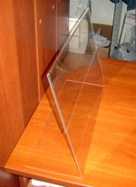 Менюхолдер, тейбл тент А3 L-обр горизонтальный